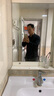 【休闲免烫】初秋薄款无痕长袖衬衫男宽松尖领纯色上衣中青年商务 黑色 L 【建议115-135斤】 实拍图