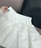 浪莎蕾丝蛋糕短裙女2025新款芭蕾风a字半身裙小个子高腰甜美蓬蓬裙子 实拍图