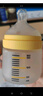 小雅象防胀气奶瓶新生儿玻璃奶瓶6个月以上宝宝奶瓶 240ml (L号）巴比橘 实拍图