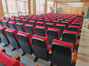 影院联排座椅报告厅礼堂桌椅音乐厅剧场剧院折叠排椅阶梯连体椅子 定做款式颜色 实拍图