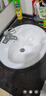 MAXX POWER台上盆半嵌入式洗脸盆椭圆形台中盆方形台盆洗手盆台下盆面盆 22寸三孔 . 配送下水器.陶瓷胶 实拍图