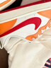 耐克（NIKE）官方酷菠萝男女童COURT大童运动鞋舒适低帮板鞋夏BQ5448 119帆白/大学红/热辣咖喱黄/游戏宝蓝 39 实拍图