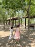迪士尼女童公主裙夏季海边度假风背心裙女孩连衣裙裙子蝴蝶结  粉140 实拍图