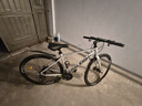 兰令公路车自行车700C成人男碟刹变速赛车学生女城市通勤代步单车 风行者 太空银 钢架 700C 直把 700C 24速 定位变速 内走线 线碟 40刀 实拍图