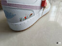 NIKE官方正品 Air Jordan 1(GS)儿童白黄刺绣复古低帮休闲篮球运动鞋 IB8861-151 36.5 实拍图