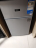 南极人Nanjiren小冰箱迷你小型家用 两用冷藏冷冻宿舍寝室双门办公室出租房用电冰箱一级能效节能省电 78L【冷藏冷冻 一级能效】银色 实拍图