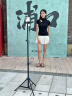 Rtako多功能手机支架落地自拍杆三脚架专业短视频拍摄抖音直播设备全套户外落地桌面通用拍摄主播线上 180cm八棱碳素钢支架【收纳包+手机夹】 实拍图