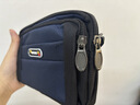 途尊新款户外腰包男士穿皮带多功能包防水运动包斜挎手机包横竖款挂包 藏青【竖款】挎包/6.5寸 实拍图