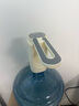 双枪抽水器桶装水饮水机静音矿泉水电动抽水泵折叠自动上水器 白灰色 实拍图