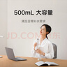 米家旋盖杯 保温杯 316不锈钢真空水杯 便携大容量咖啡杯 500ml藏蓝色 实拍图