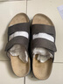 爱步（ECCO）拖鞋男 魔术贴勃肯鞋男士男鞋凉鞋外穿一字带拖鞋 科摩500904 铁灰色50090402013 40 实拍图
