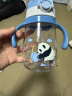 小土豆（potato）儿童水杯宝宝水杯带重力球吸管带手柄开学喝水杯 300ml迷雾蓝 实拍图