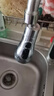 潜水艇（Submarine）水龙头延伸器防溅水神器厨房万向旋转龙头延长器过滤器接头起泡器 亮面【水龙头防溅头】3档出水 实拍图