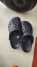 crocs卡骆驰洞洞鞋贝雅男鞋女鞋轻便耐磨一脚蹬拖鞋休闲鞋|10126 深蓝-410 40 (250mm) 实拍图