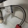 海立304不锈钢丝编织软管热水器冷热水管金属马桶角阀上给进水管30cm 实拍图