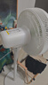 美的（Midea）【幸运草安睡1S】一级能效直流变频声控电风扇家用遥控卧室静音落地扇台式桌面抗菌大风力转页扇 实拍图