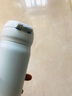 膳魔师（THERMOS）保温杯大容量水杯儿童男女士杯子情侣不锈钢生日礼物定制刻字JNL 316L不锈钢-冰川蓝 500ml 实拍图