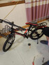 儿童自行车6-10-15岁中大童男女孩脚踏车学生单速变速山地车 【单速】黑红色+骑行大礼包 18寸【适合身高120-135cm】 实拍图