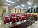 阶梯教室排椅大学多媒体连排折叠软包课桌椅报告厅会议室礼堂椅厂 阶梯椅后排定制 实拍图