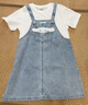 巴拉巴拉【三丽鸥IP】女童夏装儿童连衣裙大童假两件 牛仔浅蓝88101 130 cm 实拍图