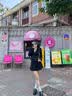 冰丝运动短裙女2025夏季新款网球A字裙防走光瑜伽速干高腰防晒裙 黑色 UPF100+ M 【推荐100-110斤】 实拍图