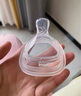 HEGEN海格恩新生儿奶嘴0-6个月以上超软硅胶仿母乳偏心奶嘴防胀气 3阶段圆孔 6-9月 2只装 实拍图