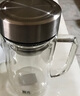 富光双层玻璃杯支持团购定制泡茶杯办公杯带把 大容量男女水杯子580ML 实拍图