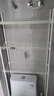 川井（WELLAND）马桶置物架三层卫生间浴室落地收纳架坐便器水箱上方储物架子 实拍图