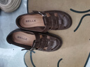 百丽（Belle）编织风罗马凉鞋商场款真皮透气休闲鞋D5H1DBK5预售 棕色 38 (240mm) 实拍图