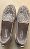 斯凯奇（Skechers）渔夫鞋夏季一脚蹬女鞋蕾丝透气懒人散步鞋休闲妈妈鞋平底单鞋 896020-TPE/灰褐色 37.5 实拍图