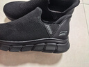 斯凯奇（Skechers）闪穿鞋男鞋夏季透气休闲健步鞋一脚蹬运动鞋百搭软底布鞋118306 实拍图