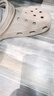 卡骆驰crocs洞洞鞋贝雅男鞋女鞋轻便耐磨一脚蹬拖鞋休闲鞋|10126 卵石色-2V3 39 (240mm) 实拍图