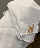 全棉时代婴儿隔汗巾纱布吸汗巾儿童宝宝纯棉垫背巾25cm*50cm，3条/袋 实拍图