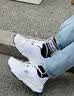 Kappa卡帕女鞋厚底运动鞋2026夏季新款增高软底老爹鞋透气休闲跑鞋子女 黑色【四季款】脚胖拍大一码 39 实拍图
