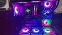 酷冷至尊（CoolerMaster）elite 神殿600 黑色 ATX海景房机箱  一体曲面玻璃 无立柱/支持360水冷/Type-c  实拍图