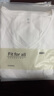 京东京造短袖T恤女10A抗菌夏季新款修身显瘦女装抑菌防汗 白色V领 XL 实拍图