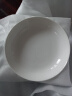 斯凯绨（Sky Top）盘子陶瓷深菜盘纯白碟子骨瓷家用酒店餐具7英寸饭盘4件套装 实拍图
