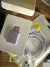 倍思小酷 苹果充电器氮化镓pd20W快充 适用iPhone16e/15ProMax14/13/12/11iPad手机Type-C插头 紫色 实拍图