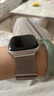 Apple/苹果 Watch Series 10 智能手表GPS款42毫米银色铝金属表壳丹宁色运动型表带S/M MX1J3CH/B 实拍图