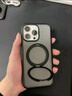 图拉斯支点壳O1s【销量霸榜丨相机按键全包】 适用苹果16promax手机壳iphone15pro磁吸14防摔透明磨砂薄 【升级相机按键全包】磨砂黑 iPhone16ProMax 实拍图