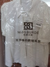 伯德小姐白色蝴蝶结衬衫女夏季设计感系带短袖上衣气质通勤职业白领衬衣 实拍图