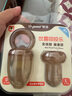 世喜咬咬乐婴儿吃水果宝宝安抚牙胶果蔬推进式辅食器S码+咬袋L码 实拍图