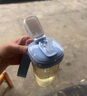 安配方形奶瓶学饮嘴直饮水杯盖（适配赫根方形奶瓶）二代白色 实拍图