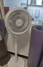 美的（Midea）【清新简约】家用定时空气循环扇摇头立式电风扇轻音节能落地扇宿舍桌面小型风扇空调伴侣FGA24TYR 实拍图