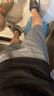 雅鹿冰丝短裤男夏季薄款潮牌宽松大码运动篮球男士速干休闲五分中裤子 深灰色 2XL 推荐130-145斤 实拍图