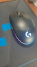 G102第二代游戏鼠标 RGB流光灯效鼠标 轻量化  游戏级8000DPI传感器 黑色 200-8000DPI 实拍图