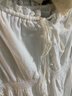 UR2025春季新款女装度假风蕾丝系带吊带连衣裙UYL750001 本白 (面料微透) XL 实拍图