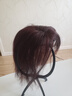 佰丝堂假发女真发中年头顶补发片遮白发增加发量全真人发丝女士长直发 深棕色【中分刘海 9*10】 25厘米 实拍图