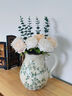 京东鲜花美式冰裂奶壶陶瓷花瓶田园风插花水养摆件装饰品高级感摆件手提 实拍图