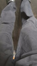 【耐磨纯棉】工装裤男士裤子男休闲裤男宽松直筒裤大码长裤工作裤 2223军绿色+2223黑色 XL 【适合140-160斤体重】 实拍图